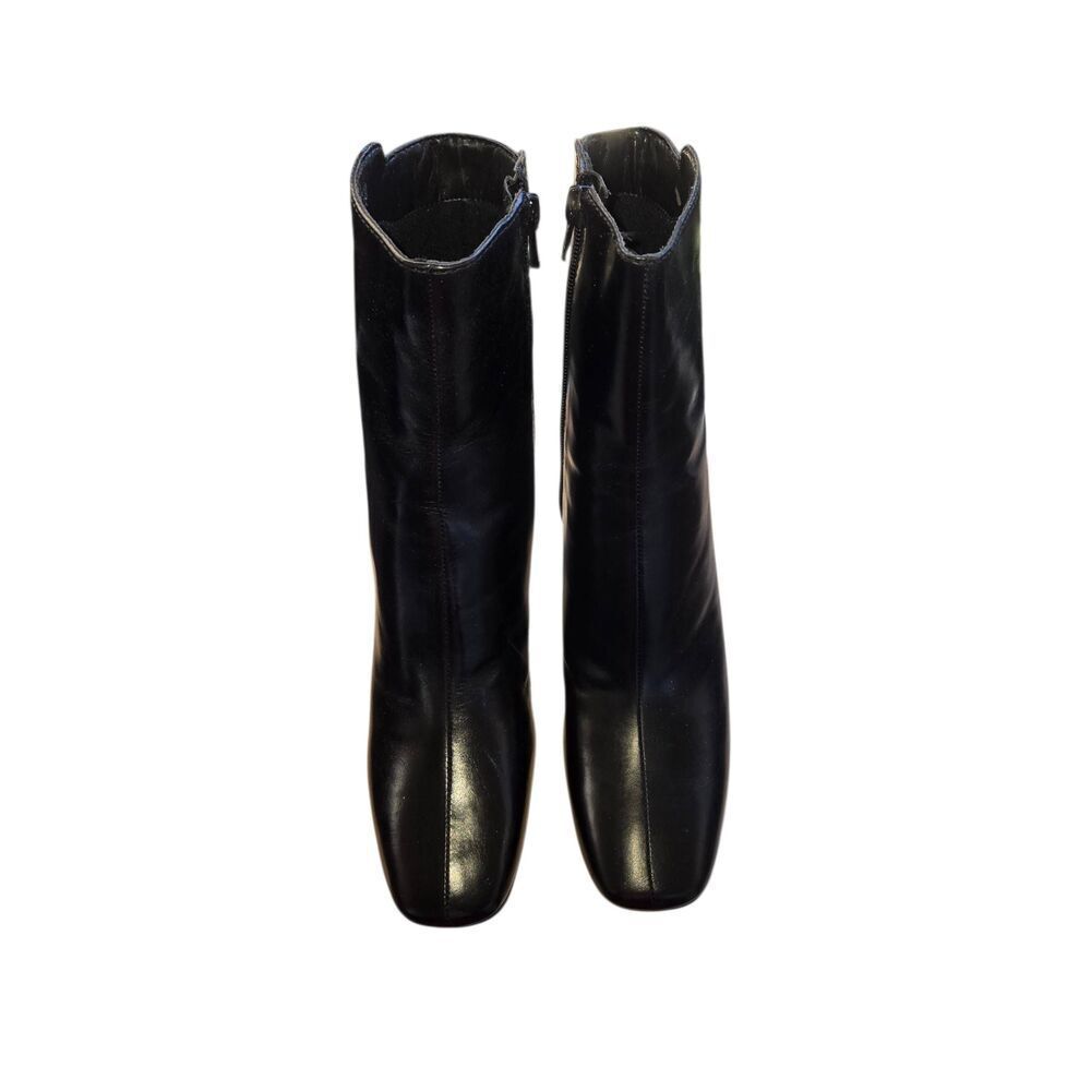 Nine West Vintage Women's Size 7M Black Ankle Bootie Heel